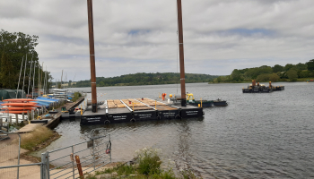 Ardingly Reservoir emergency stabilisation works