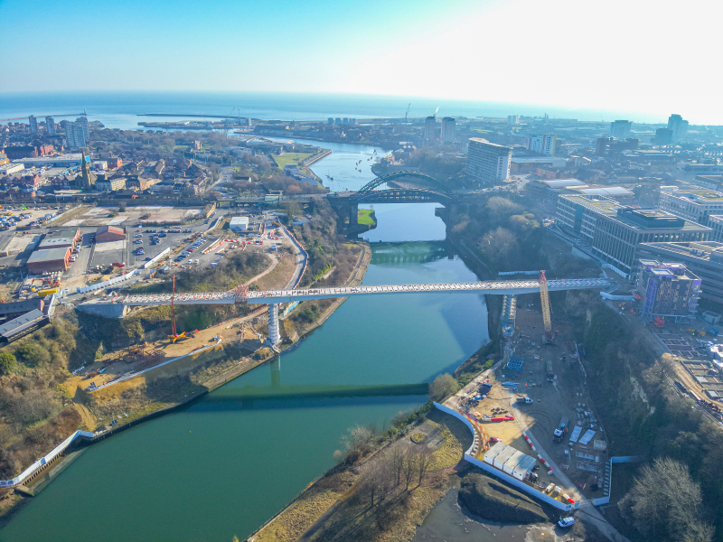 New Wear high-level Footbridge