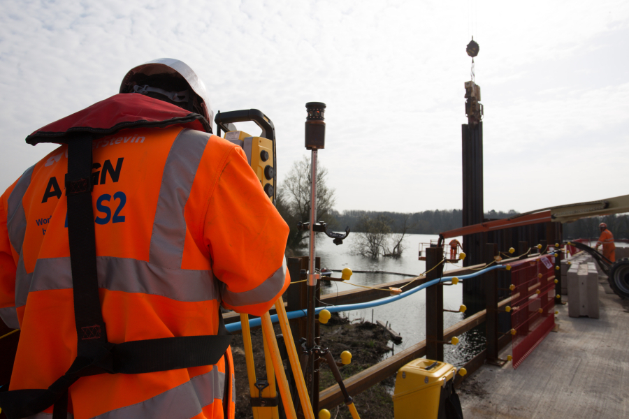 Piling at HS2.